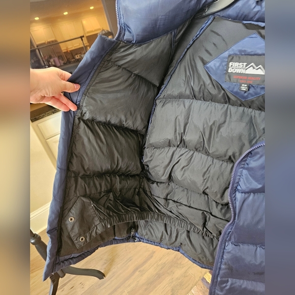 First DownDuck Down 90s Full Zip Puffy puffer SUPERIOR Quality M/M - Picture 5 of 16